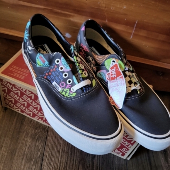 Vans Era Surf SF Black White Multicolor Men Classic Casual Retro 0124 - Picture 5 of 6